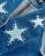 Tecovas x Cathy Han Womenâs Custom Denim Vest - Size S