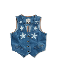 Tecovas x Cathy Han Womenâs Custom Denim Vest - Size S