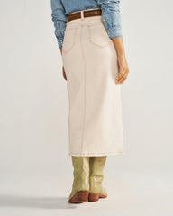 Women's Denim Midi Skirt