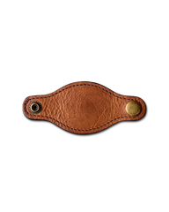 Bandana Leather Snap Slide