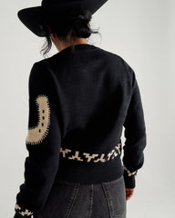 Women's Crew Neck Lucky Boots Sweater