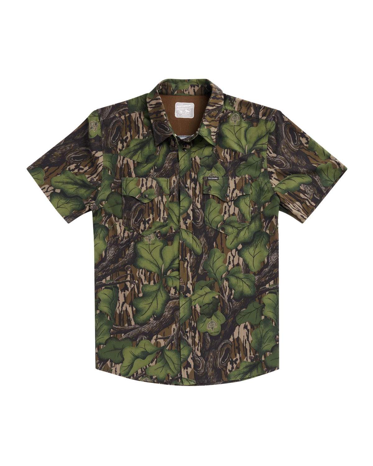 Men's Tecovas x Mossy Oak Performance Western Short Sleeve