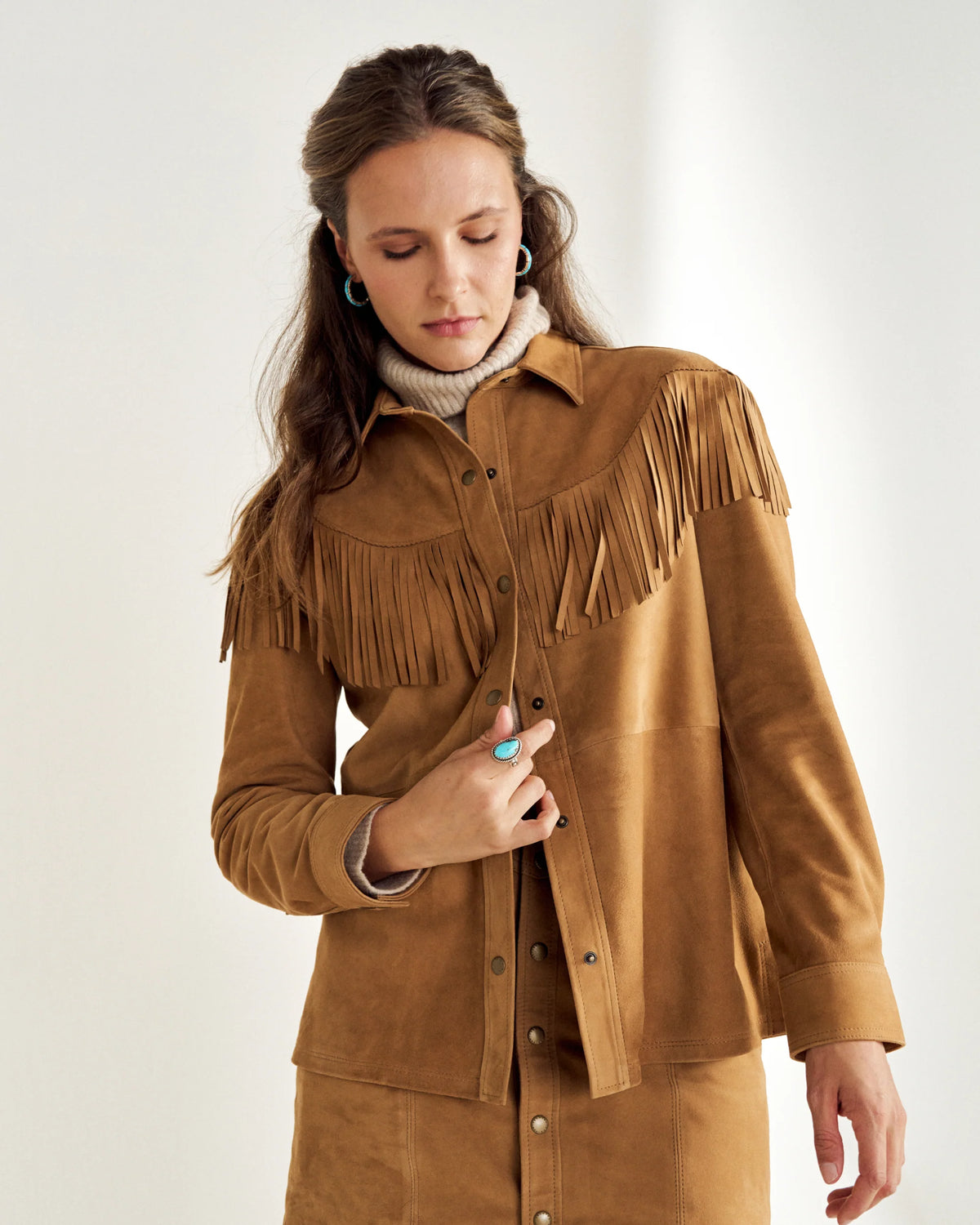 Women's Suede Shacket