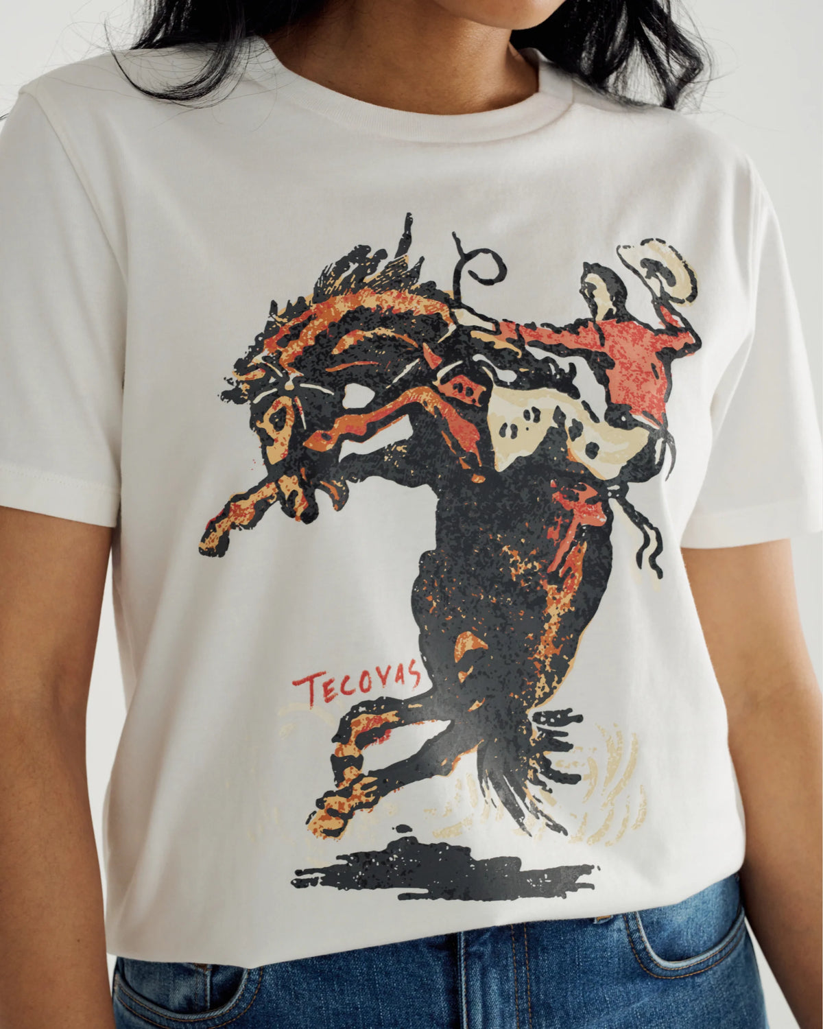 Women's Bucking Bronco Tee